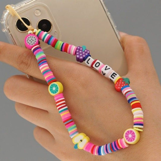 Affirmation Wristlet Phone Charm Strap