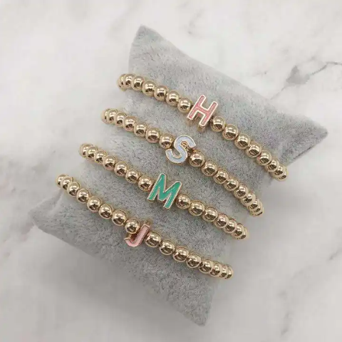 Gold Personalised Bracelet